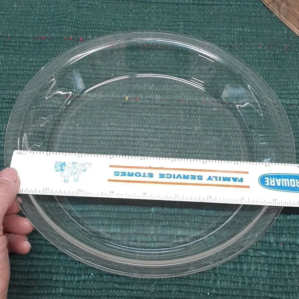 2 Glass‎ Pie Plate Baking Dish 9.5 Inch Pie Pan- Vintage Pyrex #209 Clear VGC